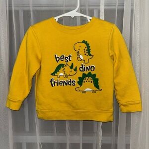 Garanimals Yellow 'Best Dino Friends' Pullover Sweatshirt